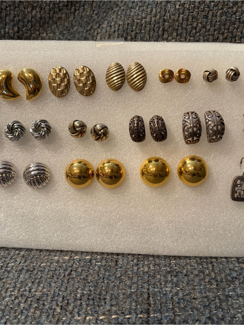 Gold and Silver Mix Women’s Earrings